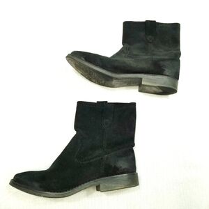 Zigi Soho Black Suede Cannoli Boots size 8.5‎ women's